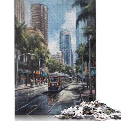 1000-teiliges Puzzle „San Diego Charm USA“ für Erwachsene und Teenager, Lernspielzeug aus Papier, 1000 Teile (38 x 26 cm) von BVGVFHT