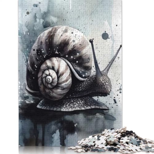 1000-teiliges Puzzle „Schnecke, langsam und stetig“ für Erwachsene und Teenager, 1000 Teile (75 x 50 cm) von BVGVFHT