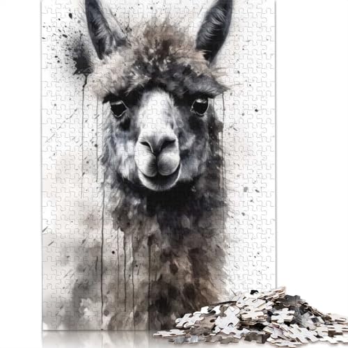 Alpaka-Anden-Charme-Puzzle, 1000 Teile, für Erwachsene und Jugendliche ab 12 Jahren, 1000 Teile (75 x 50 cm) von BVGVFHT