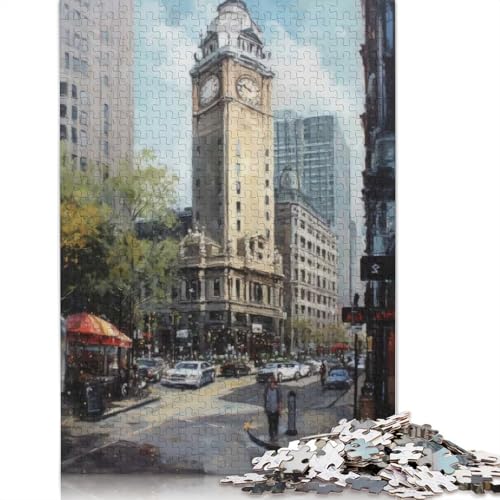 Boston Art USA Papierpuzzles, 1000 Teile, Puzzle für Erwachsene, Lernspiel, Herausforderungsspielzeug, 1000 Stück (75 x 50 cm) von BVGVFHT