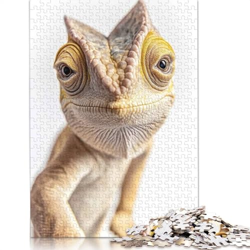 Chamäleon-Selfie-Puzzles für Erwachsene, 1000 Teile, Puzzles für Erwachsene und Teenager ab 12 Jahren, 1000 Teile (38 x 26 cm) von BVGVFHT