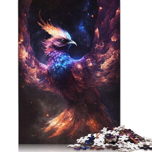 Cosmic Phoenix Rising 1000-teiliges Puzzle für Teenager, Geschenke, Papierpuzzle, Puzzle für Erwachsene, Lernspiele für zu Hause, DIY-Spielzeug, 1000 Teile (75 x 50 cm) von BVGVFHT