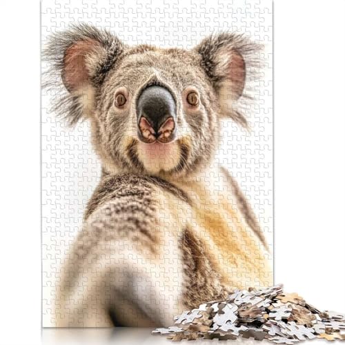 Koala-Selfie-Puzzle für Teenager, 1000 Teile, Puzzle, Denksportaufgaben für Erwachsene, 1000 Teile (75 x 50 cm) von BVGVFHT