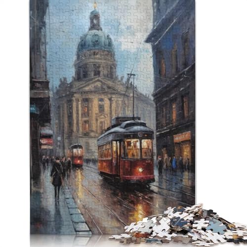 Puzzle für Erwachsene 1000 Berlin Deutschland Kunstpuzzle Puzzles für Erwachsene Lernspiel Herausforderungsspielzeug 1000 Teile (75 x 50 cm) von BVGVFHT