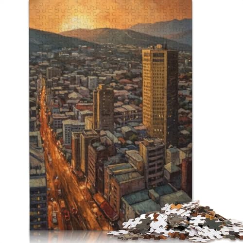 Puzzle für Erwachsene und Jugendliche, Kapstadt, Südafrika, Puzzles für Erwachsene und Teenager, Familienspiel, 1000 Teile (75 x 50 cm) von BVGVFHT