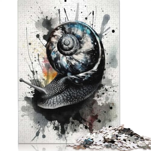 Snail Natures Trailblazer 1000-teiliges Puzzle für Teenager, Geschenke, Papierpuzzle, Puzzle für Erwachsene, Lernspiele für Zuhause, DIY-Spielzeug, 1000 Teile (38 x 26 cm) von BVGVFHT