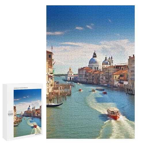 Holzpuzzle für Erwachsene, C Grande in Italien, gedrucktes Puzzle für Erwachsene, kommt mit einer schönen Box von BVKWNTSA