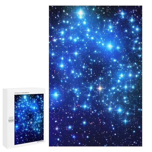 Holzpuzzle für Erwachsene, Galaxy Stars_76285895 Gedrucktes Puzzle für Erwachsene, Kommt mit einer schönen Box von BVKWNTSA