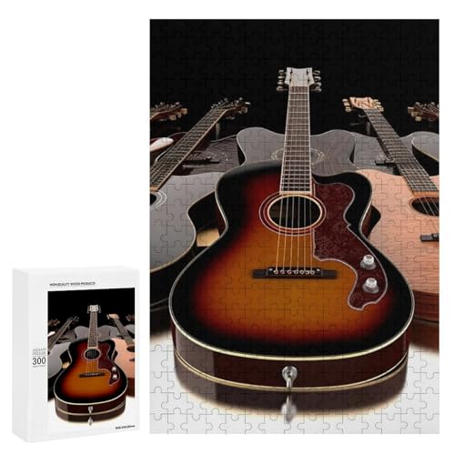 Holzpuzzle für Erwachsene, Gitarre gedrucktes Puzzle für Erwachsene, kommt mit Einer schönen Box Holzpuzzle für Erwachsene, Gitarre gedrucktes Puzzle für Erwachsene, kommt mit Einer schönen Box von BVKWNTSA