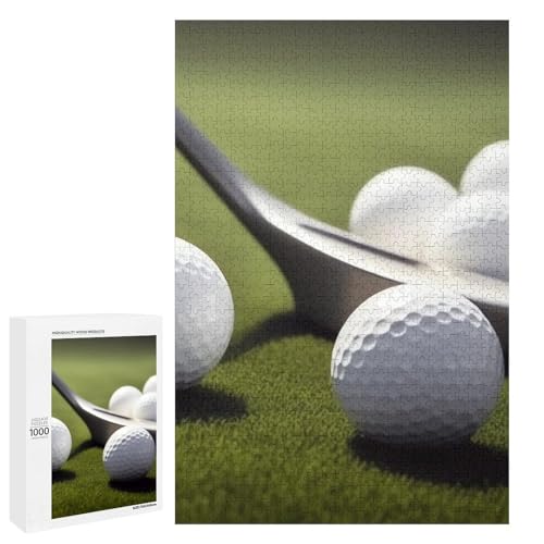 Holzpuzzle für Erwachsene, Golf gedrucktes Puzzle für Erwachsene, kommt mit Einer schönen Box von BVKWNTSA