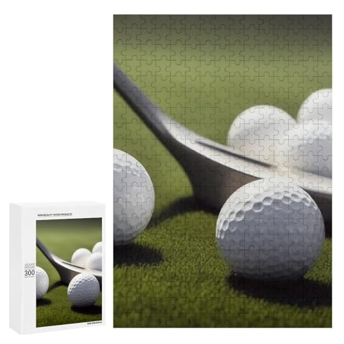 Holzpuzzle für Erwachsene, Golf gedrucktes Puzzle für Erwachsene, kommt mit Einer schönen Box von BVKWNTSA