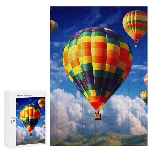 Holzpuzzle für Erwachsene, Heißluftballons Gedrucktes Puzzle für Erwachsene, Kommt mit Einer schönen Box Holzpuzzle für Erwachsene, Heißluftballons Gedrucktes Puzzle für Erwachsene, Kommt mit Einer schönen Box von BVKWNTSA