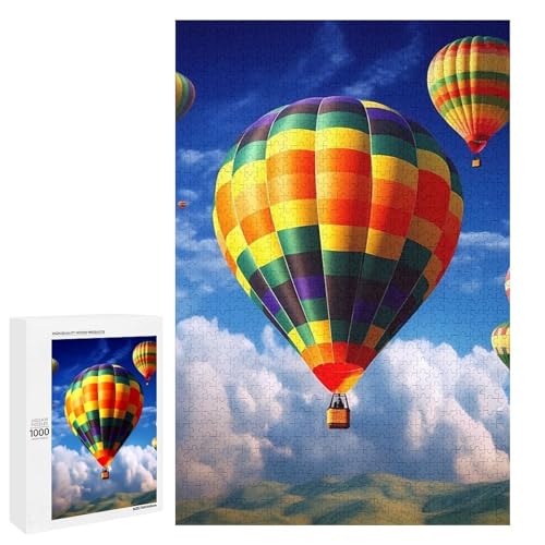 Holzpuzzle für Erwachsene, Heißluftballons Gedrucktes Puzzle für Erwachsene, Kommt mit Einer schönen Box Holzpuzzle für Erwachsene, Heißluftballons Gedrucktes Puzzle für Erwachsene, Kommt mit Einer schönen Box von BVKWNTSA