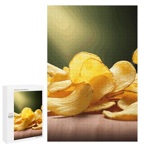 Holzpuzzle für Erwachsene, Kartoffelchips gedrucktes Puzzle für Erwachsene, kommt mit Einer schönen Box Holzpuzzle für Erwachsene, Kartoffelchips gedrucktes Puzzle für Erwachsene, kommt mit Einer schönen Box von BVKWNTSA