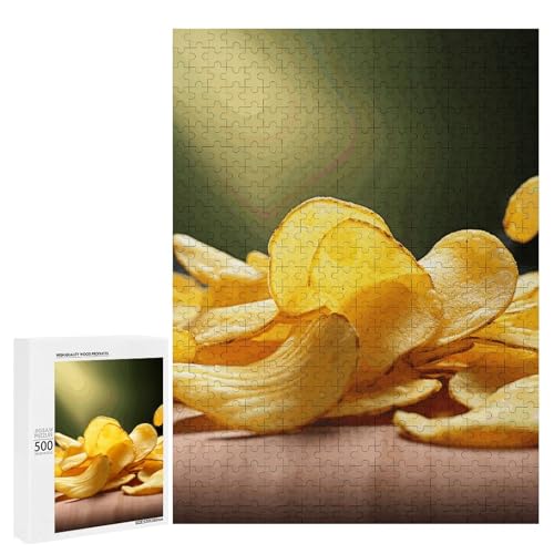 Holzpuzzle für Erwachsene, Kartoffelchips gedrucktes Puzzle für Erwachsene, kommt mit Einer schönen Box Holzpuzzle für Erwachsene, Kartoffelchips gedrucktes Puzzle für Erwachsene, kommt mit Einer schönen Box von BVKWNTSA