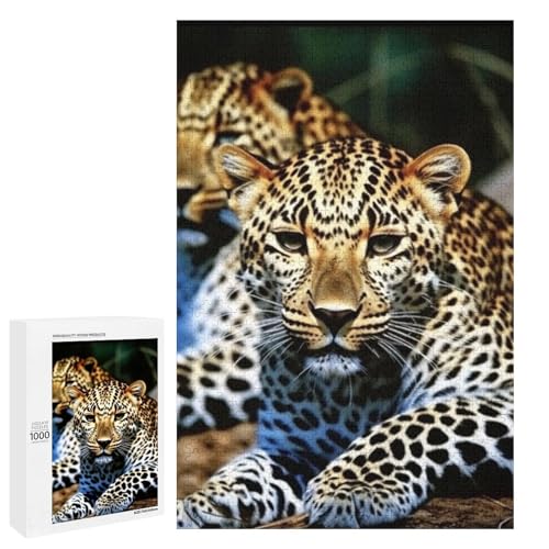 Holzpuzzle für Erwachsene, Leopard gedrucktes Puzzle für Erwachsene, kommt mit Einer schönen Box Holzpuzzle für Erwachsene, Leopard gedrucktes Puzzle für Erwachsene, kommt mit Einer schönen Box von BVKWNTSA