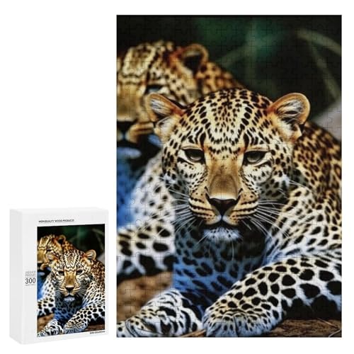 Holzpuzzle für Erwachsene, Leopard gedrucktes Puzzle für Erwachsene, kommt mit Einer schönen Box Holzpuzzle für Erwachsene, Leopard gedrucktes Puzzle für Erwachsene, kommt mit Einer schönen Box von BVKWNTSA
