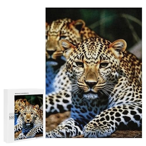 Holzpuzzle für Erwachsene, Leopard gedrucktes Puzzle für Erwachsene, kommt mit Einer schönen Box Holzpuzzle für Erwachsene, Leopard gedrucktes Puzzle für Erwachsene, kommt mit Einer schönen Box von BVKWNTSA