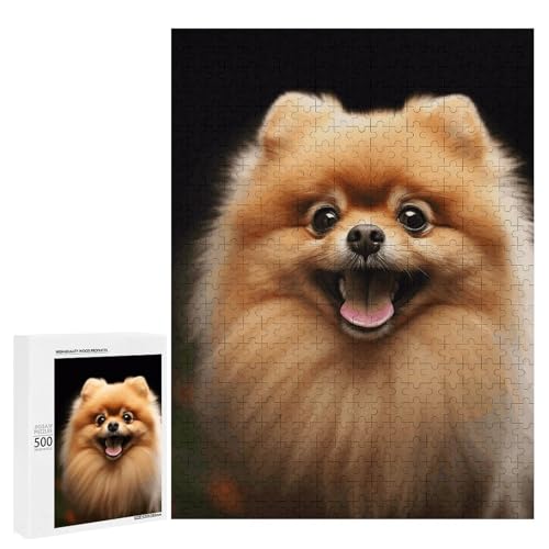 Holzpuzzle für Erwachsene, Pomeranian Printed Puzzle für Erwachsene, Kommt mit Einer schönen Box Holzpuzzle für Erwachsene, Pomeranian Printed Puzzle für Erwachsene, Kommt mit Einer schönen Box von BVKWNTSA