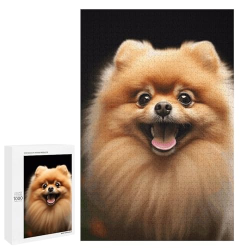 Holzpuzzle für Erwachsene, Pomeranian Printed Puzzle für Erwachsene, Kommt mit einer schönen Box von BVKWNTSA