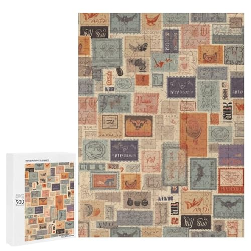 Holzpuzzle für Erwachsene, Postpapier gedrucktes Puzzle für Erwachsene, kommt mit Einer schönen Box Holzpuzzle für Erwachsene, Postpapier gedrucktes Puzzle für Erwachsene, kommt mit Einer schönen Box von BVKWNTSA