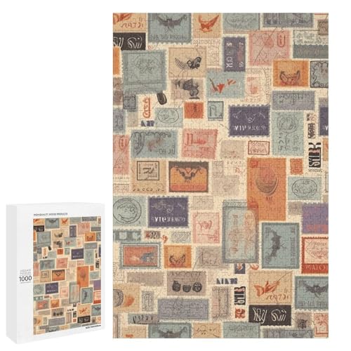Holzpuzzle für Erwachsene, Postpapier gedrucktes Puzzle für Erwachsene, kommt mit Einer schönen Box Holzpuzzle für Erwachsene, Postpapier gedrucktes Puzzle für Erwachsene, kommt mit Einer schönen Box von BVKWNTSA