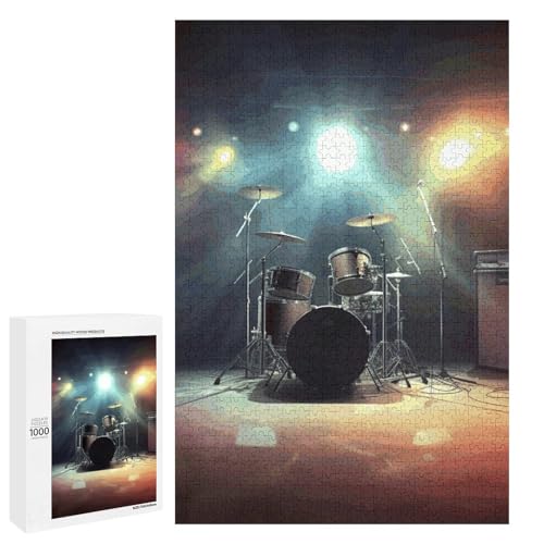 Holzpuzzle für Erwachsene, Rock Band Stage1 Gedrucktes Puzzle für Erwachsene, Kommt mit Einer schönen Box Holzpuzzle für Erwachsene, Rock Band Stage1 Gedrucktes Puzzle für Erwachsene, Kommt mit Einer schönen Box von BVKWNTSA