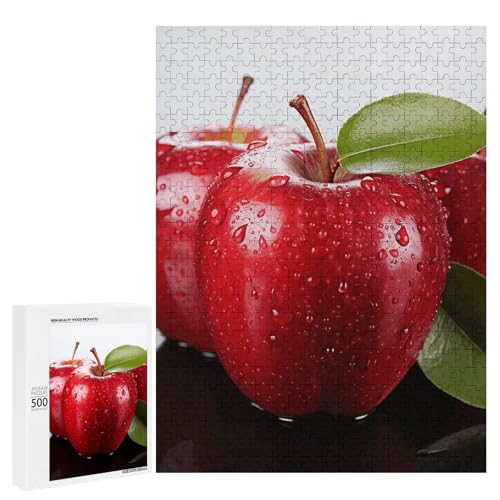 Holzpuzzle für Erwachsene, Rote Apfelfrucht gedrucktes Puzzle für Erwachsene, kommt mit Einer schönen Box Holzpuzzle für Erwachsene, Rote Apfelfrucht gedrucktes Puzzle für Erwachsene, kommt mit Einer schönen Box von BVKWNTSA