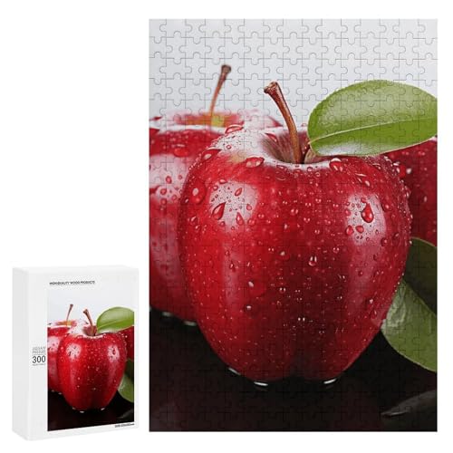 Holzpuzzle für Erwachsene, Rote Apfelfrucht gedrucktes Puzzle für Erwachsene, kommt mit Einer schönen Box Holzpuzzle für Erwachsene, Rote Apfelfrucht gedrucktes Puzzle für Erwachsene, kommt mit Einer schönen Box von BVKWNTSA
