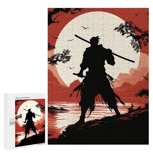 Holzpuzzle für Erwachsene, Samurai gedrucktes Puzzle für Erwachsene, kommt mit Einer schönen Box Holzpuzzle für Erwachsene, Samurai gedrucktes Puzzle für Erwachsene, kommt mit Einer schönen Box von BVKWNTSA