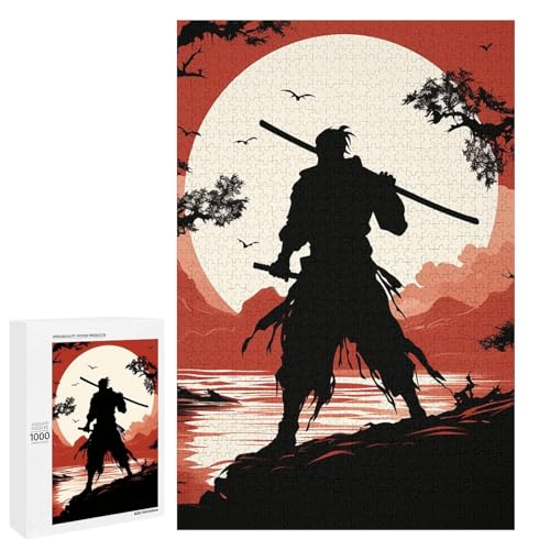 Holzpuzzle für Erwachsene, Samurai gedrucktes Puzzle für Erwachsene, kommt mit Einer schönen Box Holzpuzzle für Erwachsene, Samurai gedrucktes Puzzle für Erwachsene, kommt mit Einer schönen Box von BVKWNTSA