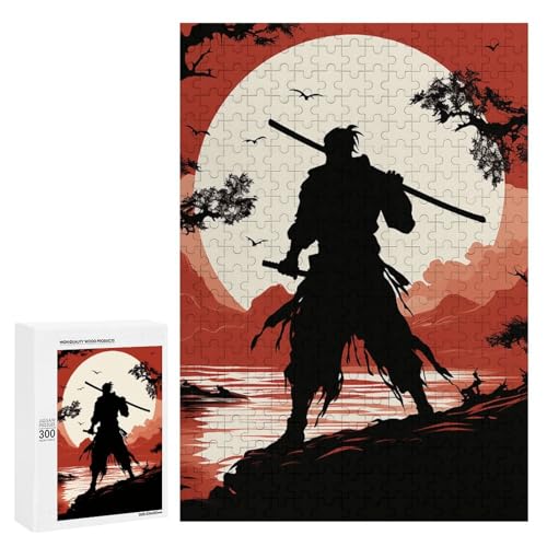 Holzpuzzle für Erwachsene, Samurai gedrucktes Puzzle für Erwachsene, kommt mit Einer schönen Box Holzpuzzle für Erwachsene, Samurai gedrucktes Puzzle für Erwachsene, kommt mit Einer schönen Box von BVKWNTSA