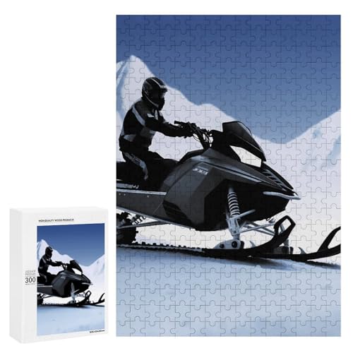 Holzpuzzle für Erwachsene, Schneemobil gedrucktes Puzzle für Erwachsene, kommt mit Einer schönen Box Holzpuzzle für Erwachsene, Schneemobil gedrucktes Puzzle für Erwachsene, kommt mit Einer schönen Box von BVKWNTSA
