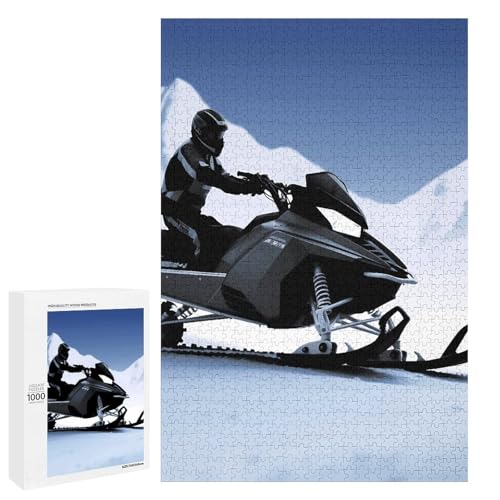 Holzpuzzle für Erwachsene, Schneemobil gedrucktes Puzzle für Erwachsene, kommt mit Einer schönen Box Holzpuzzle für Erwachsene, Schneemobil gedrucktes Puzzle für Erwachsene, kommt mit Einer schönen Box von BVKWNTSA