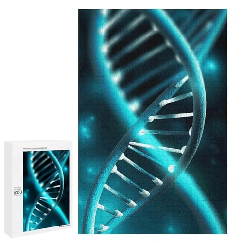 Holzpuzzle für Erwachsene, Science Gene Strang Gedrucktes Puzzle für Erwachsene, Kommt mit Einer schönen Box von BVKWNTSA