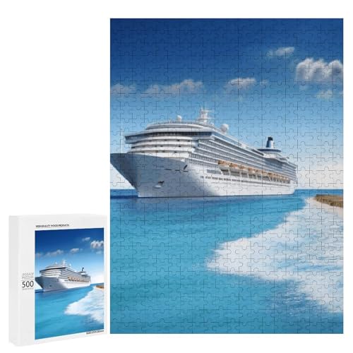 Holzpuzzle für Erwachsene, Seaside Cruise Ship Printed Puzzle für Erwachsene, Kommt mit Einer schönen Box Holzpuzzle für Erwachsene, Seaside Cruise Ship Printed Puzzle für Erwachsene, Kommt mit Einer schönen Box von BVKWNTSA