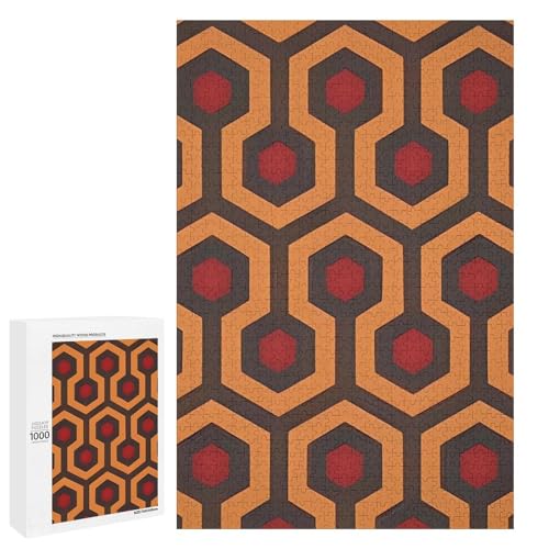 Holzpuzzle für Erwachsene, Shining Overlook Gedrucktes Puzzle für Erwachsene, Kommt mit einer schönen Box von BVKWNTSA