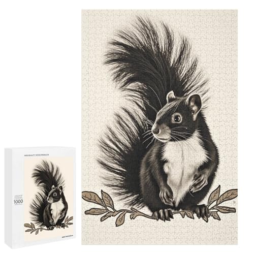 Holzpuzzle für Erwachsene, Skunk gedrucktes Puzzle für Erwachsene, kommt mit Einer schönen Box Holzpuzzle für Erwachsene, Skunk gedrucktes Puzzle für Erwachsene, kommt mit Einer schönen Box von BVKWNTSA