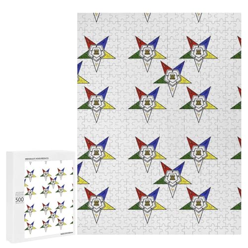 Holzpuzzle für Erwachsene, Sterne Eastern Stars Printed Puzzle für Erwachsene, Kommt mit Einer schönen Box Holzpuzzle für Erwachsene, Sterne Eastern Stars Printed Puzzle für Erwachsene, Kommt mit Einer schönen Box von BVKWNTSA