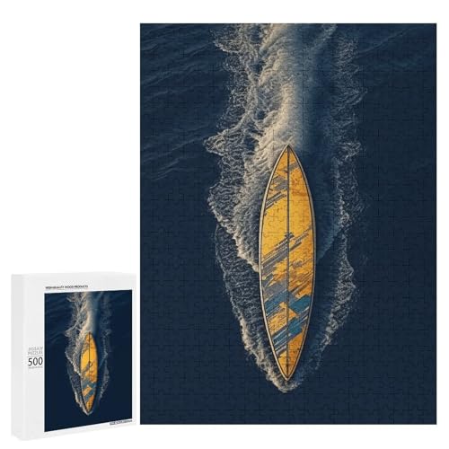 Holzpuzzle für Erwachsene, Surfbrett gedrucktes Puzzle für Erwachsene, kommt mit Einer schönen Box Holzpuzzle für Erwachsene, Surfbrett gedrucktes Puzzle für Erwachsene, kommt mit Einer schönen Box von BVKWNTSA