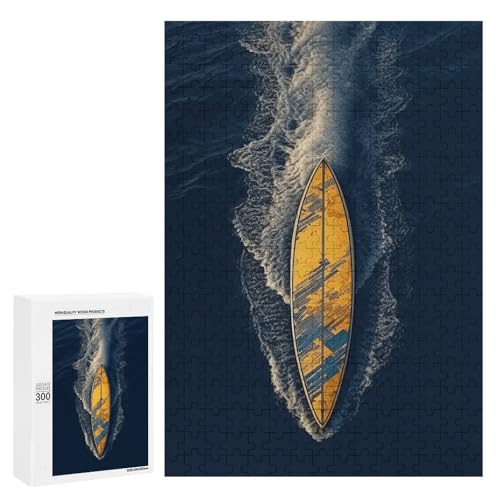 Holzpuzzle für Erwachsene, Surfbrett gedrucktes Puzzle für Erwachsene, kommt mit Einer schönen Box Holzpuzzle für Erwachsene, Surfbrett gedrucktes Puzzle für Erwachsene, kommt mit Einer schönen Box von BVKWNTSA