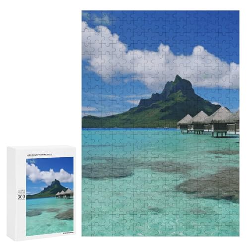 Holzpuzzle für Erwachsene, Tahiti Beach1 gedrucktes Puzzle für Erwachsene, kommt mit Einer schönen Box Holzpuzzle für Erwachsene, Tahiti Beach1 gedrucktes Puzzle für Erwachsene, kommt mit Einer schönen Box von BVKWNTSA