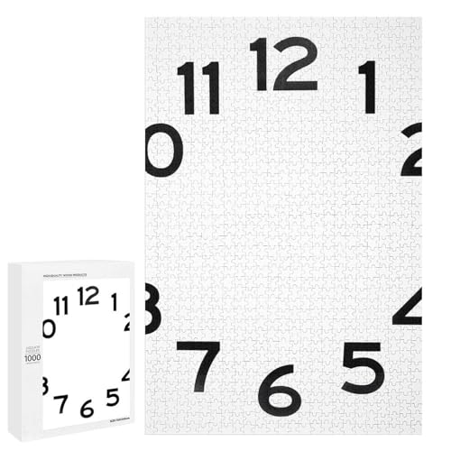 Holzpuzzle für Erwachsene, Time Printed Puzzle für Erwachsene, kommt mit Einer schönen Box von BVKWNTSA