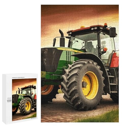 Holzpuzzle für Erwachsene, Traktor-Thema, gedrucktes Puzzle für Erwachsene, kommt mit Einer schönen Box Holzpuzzle für Erwachsene, Traktor-Thema, gedrucktes Puzzle für Erwachsene, kommt mit Einer schönen Box von BVKWNTSA
