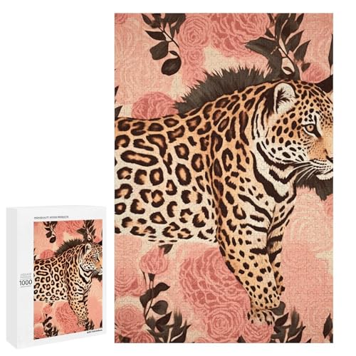 Holzpuzzle für Erwachsene, gestreiftes Leoparden-gedrucktes Puzzle für Erwachsene, kommt mit Einer schönen Box Holzpuzzle für Erwachsene, gestreiftes Leoparden-gedrucktes Puzzle für Erwachsene, kommt mit Einer schönen Box von BVKWNTSA