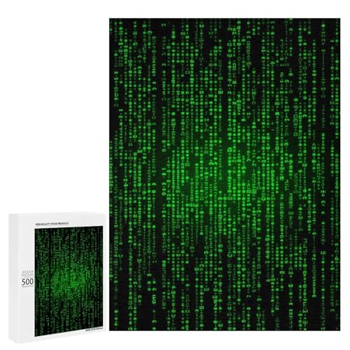 Holzpuzzle für Erwachsene, grüne Zahlen, binäres gedrucktes Puzzle für Erwachsene, kommt mit Einer schönen Box Holzpuzzle für Erwachsene, grüne Zahlen, binäres gedrucktes Puzzle für Erwachsene, kommt mit Einer schönen Box von BVKWNTSA