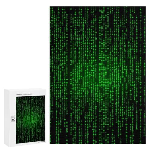 Holzpuzzle für Erwachsene, grüne Zahlen, binäres gedrucktes Puzzle für Erwachsene, kommt mit Einer schönen Box Holzpuzzle für Erwachsene, grüne Zahlen, binäres gedrucktes Puzzle für Erwachsene, kommt mit Einer schönen Box von BVKWNTSA
