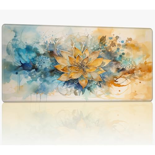 Für MTG Spielmatte mit genähten Kanten, 61 x 35,6 cm, genähte TCG-Karten-Spielmatte, Commander, Brettspiel-Matten, glatte Gummi-Oberfläche, Kampfspiel, Schreibtischmatte, Tintenmalerei Lotus Für MTG Spielmatte mit genähten Kanten, 61 x 35,6 cm, genähte TCG-Karten-Spielmatte, Commander, Brettspiel-Matten, glatte Gummi-Oberfläche, Kampfspiel, Schreibtischmatte, Tintenmalerei Lotus von BWEGRHE