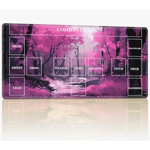 Spielmatte mit Zonen für CCG MTG Sammelkartenspiel, 61 x 35,6 cm, genähte TCG-Kartenspielmatte, Commander, Brettspiel-Matten, glatte Gummi-Oberfläche, Kampfspiel, Schreibtischmatte, verträumter Spielmatte mit Zonen für CCG MTG Sammelkartenspiel, 61 x 35,6 cm, genähte TCG-Kartenspielmatte, Commander, Brettspiel-Matten, glatte Gummi-Oberfläche, Kampfspiel, Schreibtischmatte, verträumter von BWEGRHE