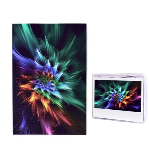 Abstraktes Blumenpuzzle für Erwachsene 1000 Teile, Holzpuzzle aus Fotos, herausfordernde Puzzles perfekt für Spieleabende, Heimdekoration Puzzles Geschenk für Urlaub Geburtstag Abstraktes Blumenpuzzle für Erwachsene 1000 Teile, Holzpuzzle aus Fotos, herausfordernde Puzzles perfekt für Spieleabende, Heimdekoration Puzzles Geschenk für Urlaub Geburtstag von BWLHJKE
